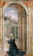 GHIRLANDAIO, Domenico Portrait of the Donor Francesca Pitti-Tornabuoni Sweden oil painting artist